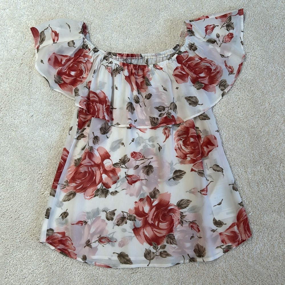 Reformation Rose Blouse-EUC!